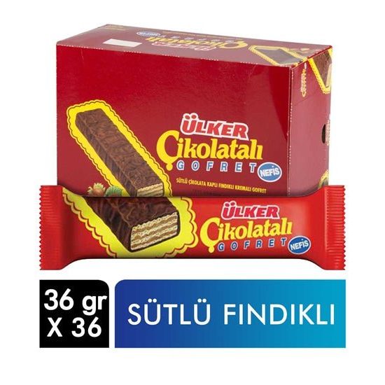 Ülker Çikolatalı Gofret 36 Gr